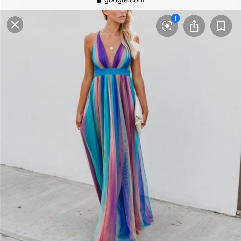 Vici Dolls cocktail dress ombré pink small